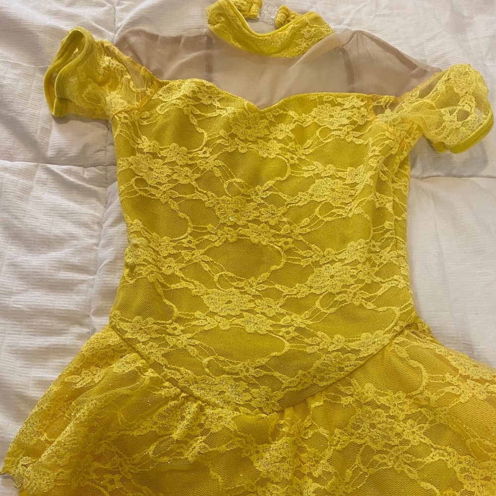 Girls figure skating competition dress